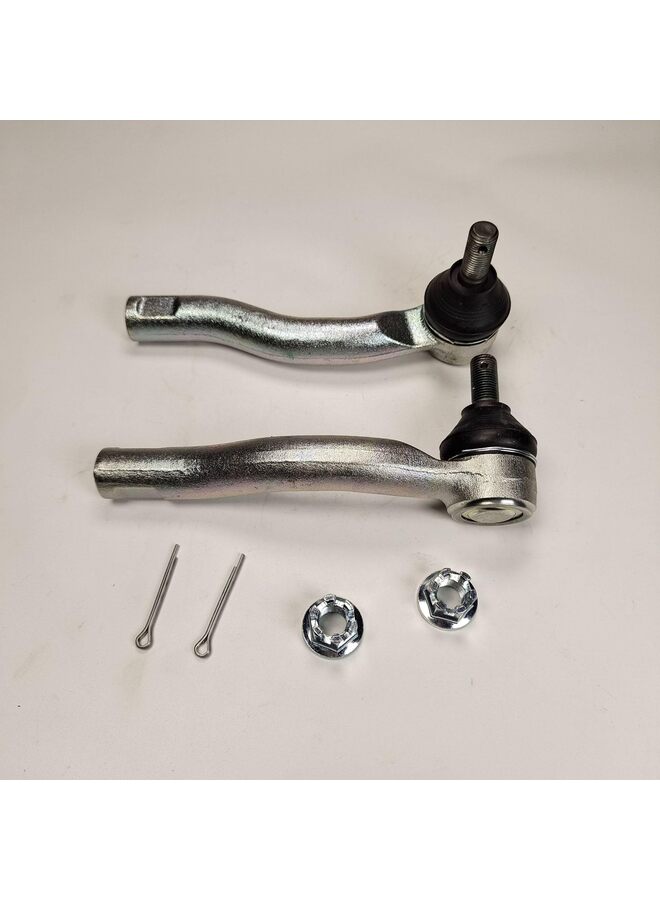 قطعتان من رأس ذراع التوجيه الخارجي الأمامي الأيسر، طرف قضيب التوجيه، متوافق مع تويوتا كورولا موديلات 2001-2007، بديل للأرقام التالية: 45047-19115، 45047-02010، 45047-09150، 45047-49045 - Image 1