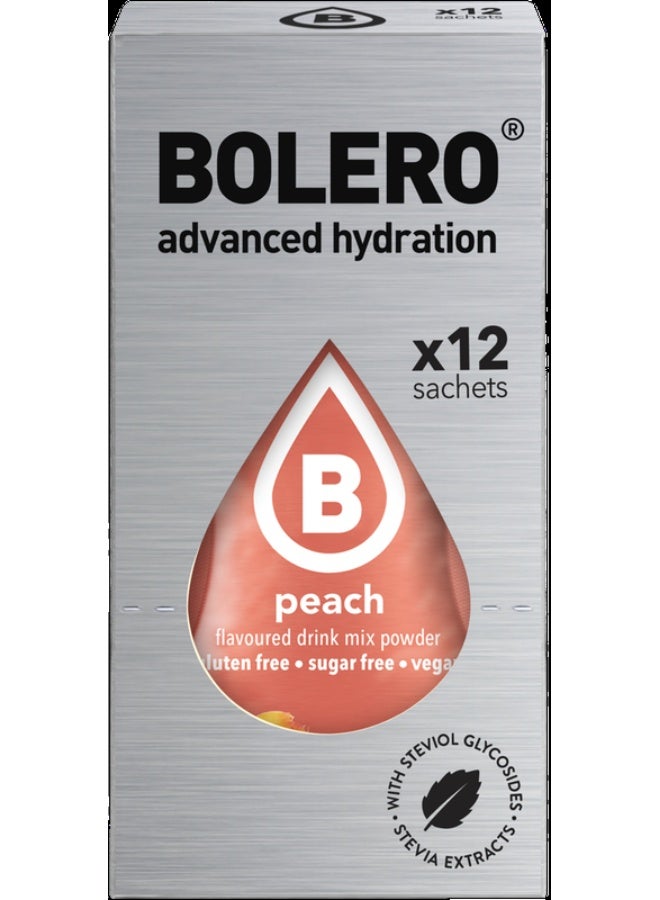 بوليرو منكهات الماء بوليرو - نكهة الخوخ (12*3 جرام) - Image 1