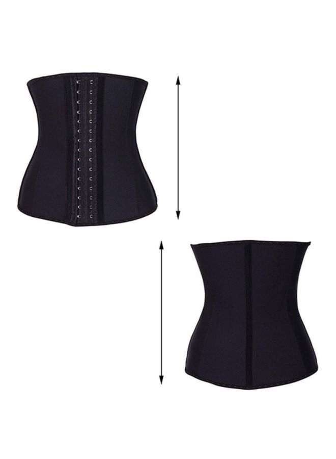 Dr. Hakem Hook Closure Corset Black - Image 2