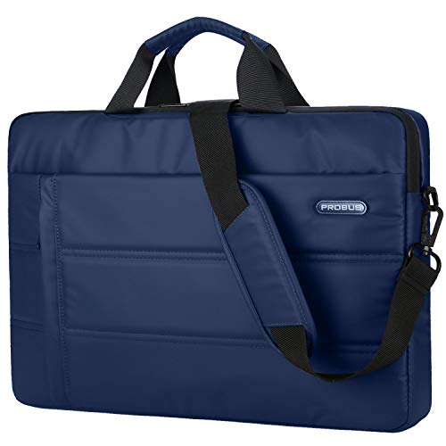 Probus Traveller Business Laptop Sleeve Sling Bag with Shoulder Strap for 13.3/15.6 inch Laptop (Navy Blue, 13.3 Inch) - Image 1