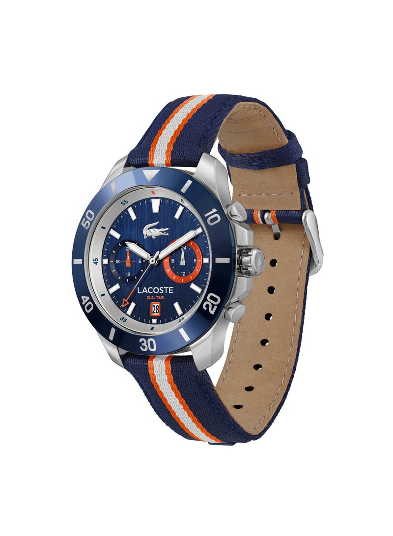 LACOSTE Round Analog Men's Navy Case Watch - 2011339 - Image 2