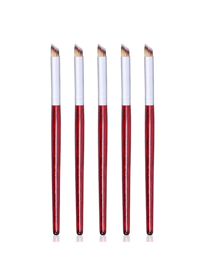 DANNEASY DANNEASY 5Pcs Ombre Nail Brush Wooden Nail Ombre Brush Acrylic Nail Art Brushes Nail Pens Nail Gradient Brush Nail Design Brushes Nail Art Tools - Image 1