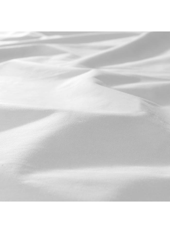 Generic - Fitted sheet, white, 160x200 cm - Image 1