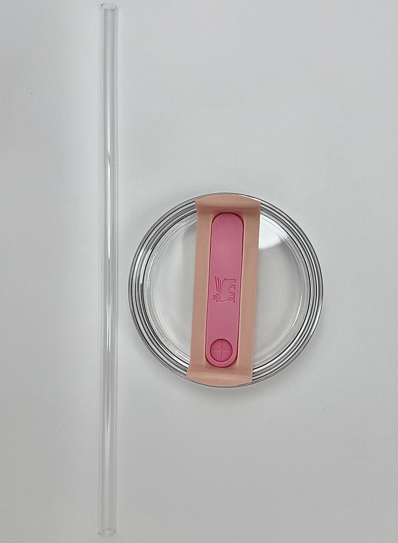 Stanley x barbie 80’s Peaches ‘n Cream Quencher 40 OZ – Limited Edition Stainless Steel Insulated Tumbler with Soft Peach Finish - Image 3