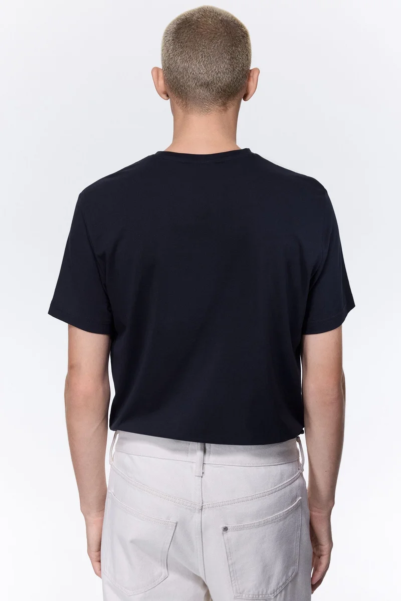 H&M  Round-neck T-shirt Slim fit for Men | Best Price UAE