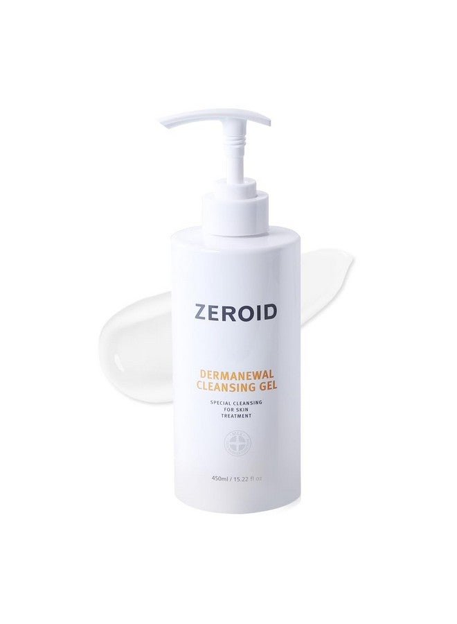 zeroid ZEROID Dermanewal Cleansing Gel 450ml Pump Dispenser, Special Cleansing for Post Skin Treatments - Image 2