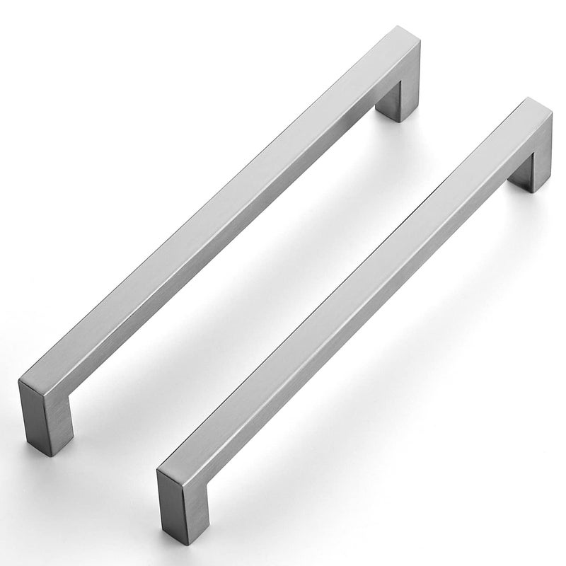 Ravinte 3 Pack Stainless Steel Kitchen Cabinet Handles Brushed Nickel Cabinet Pulls Kitchen Drawer Handles Sleek Dresser Drawer Pulls with 712 inch Hole Center Satin Nickel Cabinet Hardware