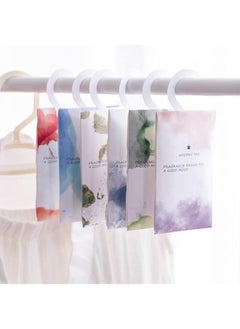 erorex 6 Packs Scented Sachets Bags Long Lasting Sachets Bags With Hanger Wardrobe Fresheners For Drawer Closet Dresser And Car Room Fragrance Aroma Bag Fresh Home Fragrance Sachets For Men Women  - Image 1