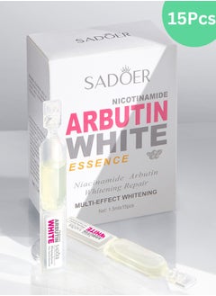 15Pcs of Whitening Serum Niacinamide Arbutin Whitening Single-Use Essence Moisturizing Shrinking Pores