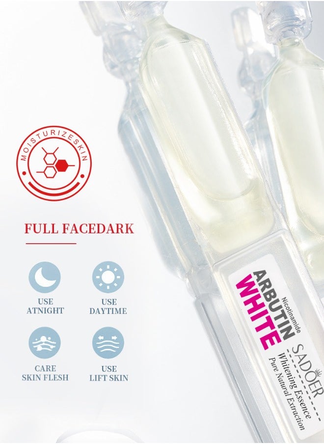 SADOER - 15Pcs of Whitening Serum Niacinamide Arbutin Whitening Single-Use Essence Moisturizing Shrinking Pores - Image 1
