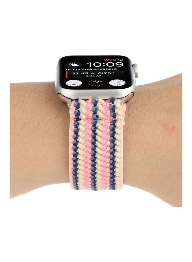 NIBEMINENT Replacement Strap Watchband For Apple Watch Series 6/SE/5/4/3/2/1 42 - 44mm Multicolour - Image 4