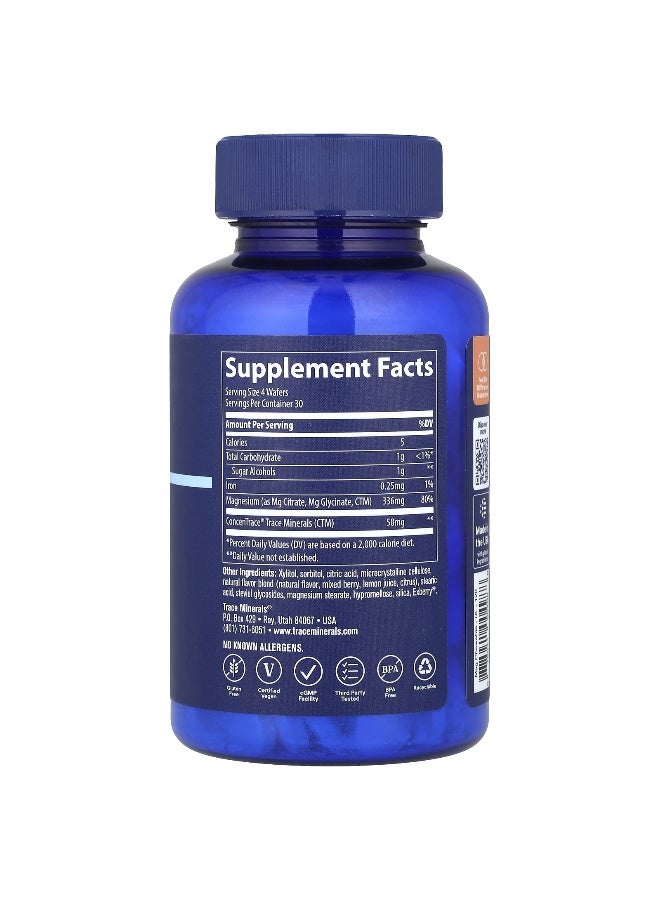 Trace, Magnesium Chewable, Raspberry Lemon , 120 Chewable Wafers (Packaging may vary) - Image 2