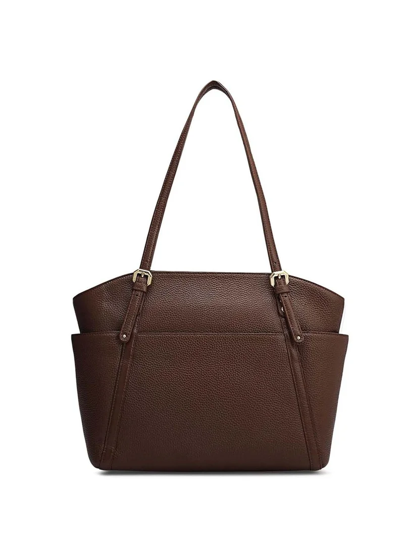 Da Milano  Da Milano Genuine Leather Brown Tote Bag for Women | Best Price UAE