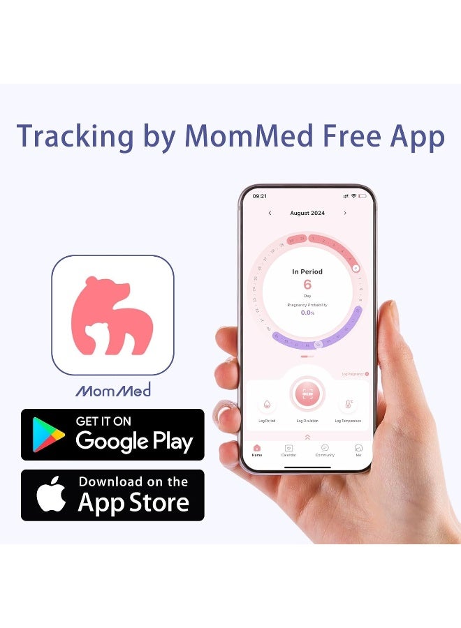 MomMed Ovulation Test Strips, Ovulation And Pregnancy Tests (Lh50-Hcg20), Includes 50 Ovulation Tests And 20 Pregnancy Tests With 70 Urine Cups - Image 2