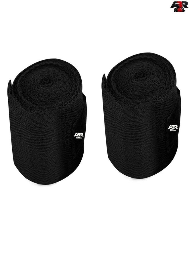 ABR MALL Boxing Hand Wraps, Black, Wrist Support, Training Protection, Fingerless Design - Image 5