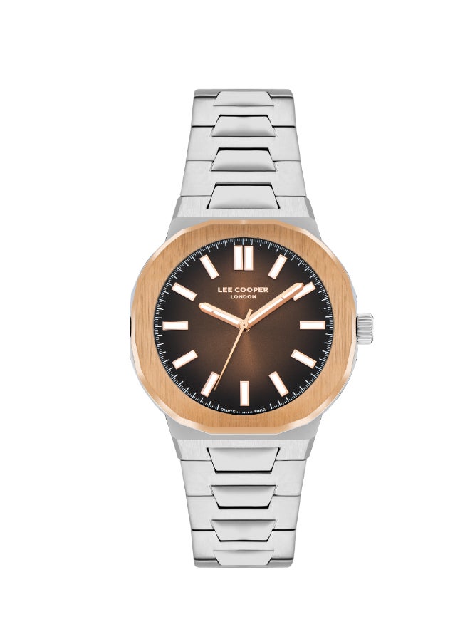 Lee Cooper - Men's Analog Round Shape Metal Wrist Watch LC07952.540 - 43 Mm - Image 1