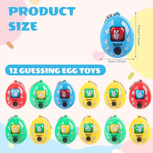 SILLYME 20pcs Rock paper scissor Keychain - return gifts birthday party for kids - return gift for kids age 6-10 10-12 - birthday return gift for kids 6-12 - Image 2