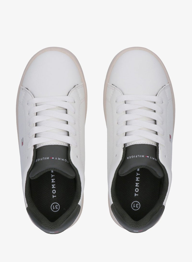 تومي هيلفيغر حذاء رياضي برباط دانتيل قصير - Image 4