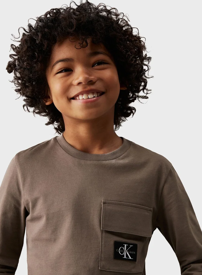 Calvin Klein Jeans Youth Badge Regular  T-Shirt