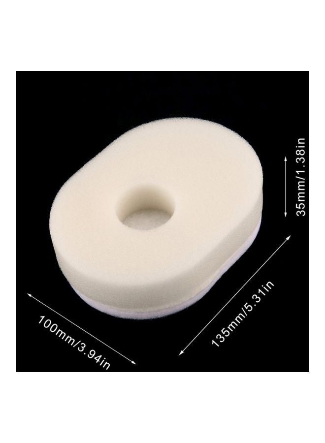 إسكدنيا 4-Piece Foam Felt Filter Set H24298-4 White - Image 2