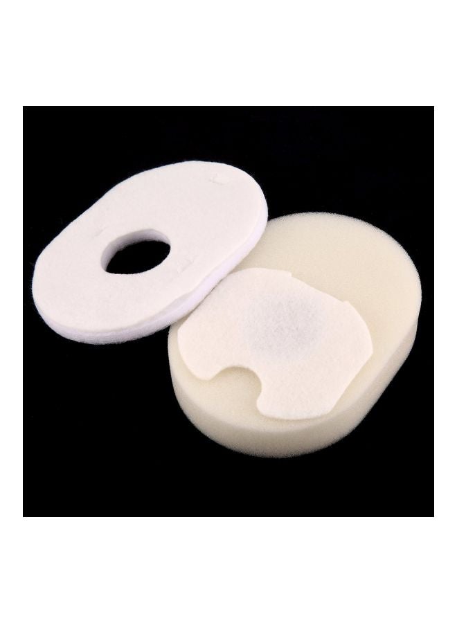 إسكدنيا 4-Piece Foam Felt Filter Set H24298-4 White - Image 5