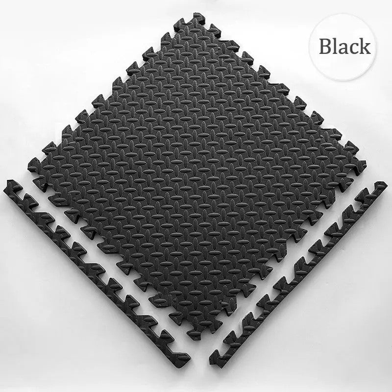 Bluejw 30*30 cm (11.8 X 11.8 In.), T-Pattern, Jigsaw Fitness Foam Tiles, Interlocking Eva Foam Mat for Gym Floors Baby Play Mats - Image 1