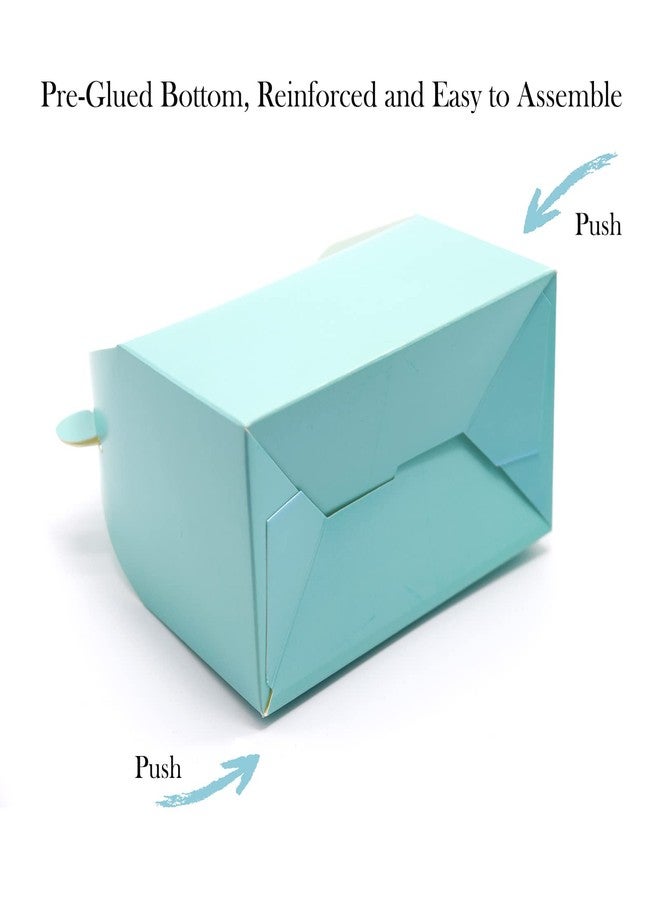 Oletx 30-Pack Colorful Party Favor Treat Boxes, Goodie Boxes, Gable Paper Gift Boxes with Handles. Perfect for Decoration Supplies - Image 2