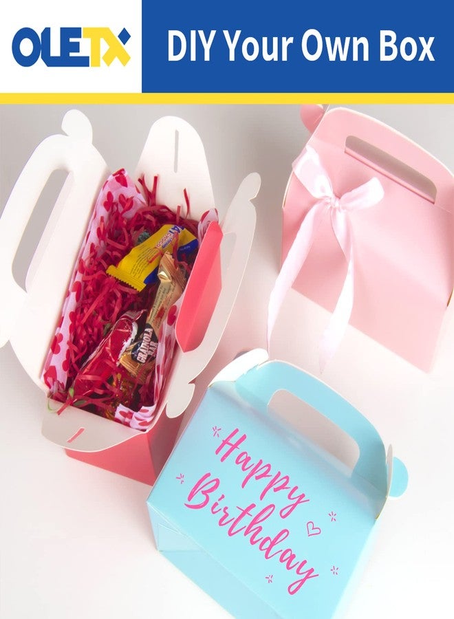 Oletx 30-Pack Colorful Party Favor Treat Boxes, Goodie Boxes, Gable Paper Gift Boxes with Handles. Perfect for Decoration Supplies - Image 4