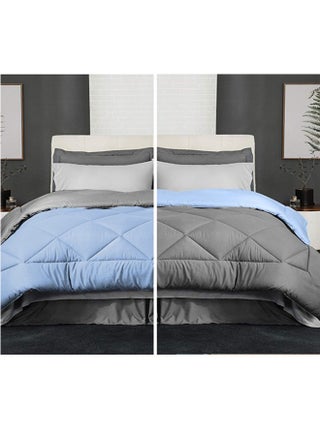 Gray & Light Blue