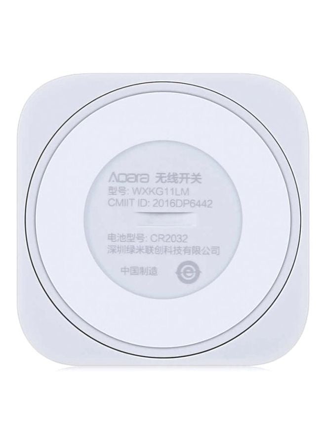 NIBEMINENT Aqara Wireless Zigbee System Mini Switch White 4.5x4.5x1.2centimeter - Image 2