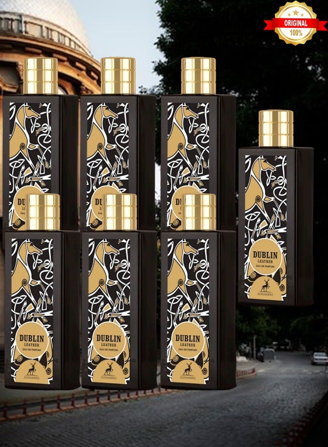MAISON ALHAMBRA 7 Pieces Dublin Leather Perfume 80ml EDP - Image 1