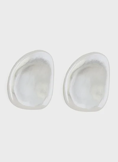 Ginger Molten Stud Earrings