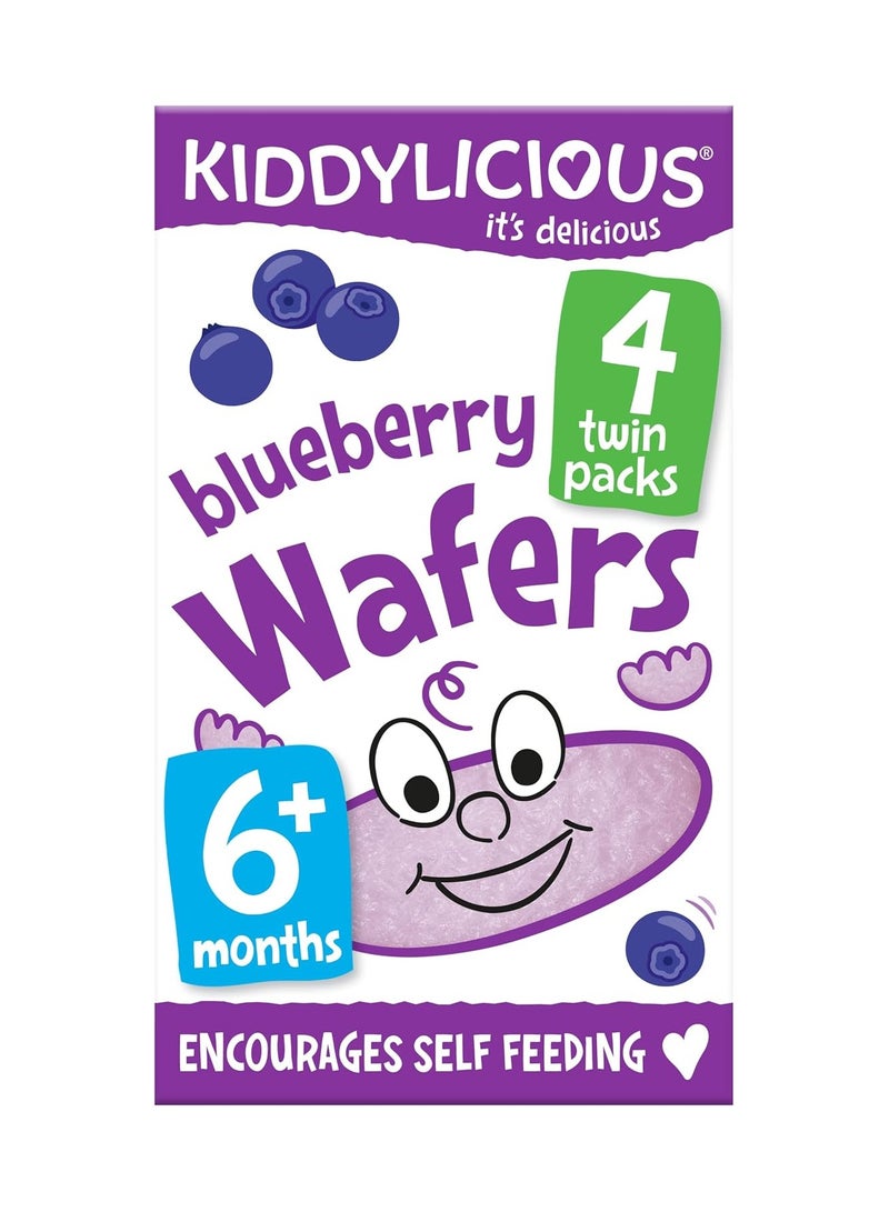 Kiddylicious Blueberry Wafers 6 Months+ 4 X 4G 4 x 0.25 g - Image 1