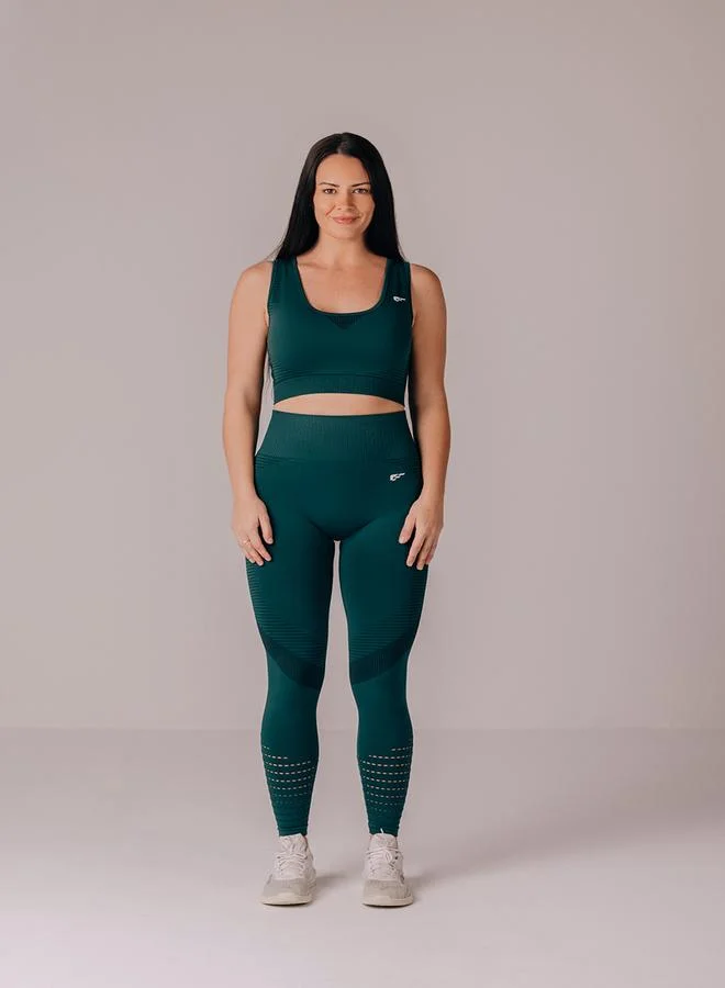 بالم فيت Palmfit Women Green Balance Seamless Active Leggings