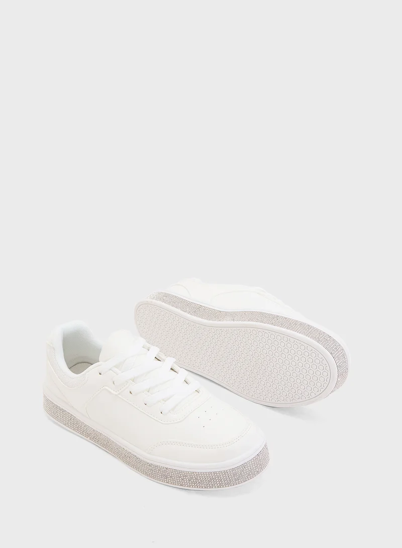 Ginger Lace Up Cupsole Sneaker