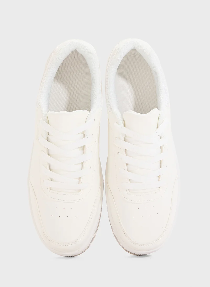 Ginger Lace Up Cupsole Sneaker
