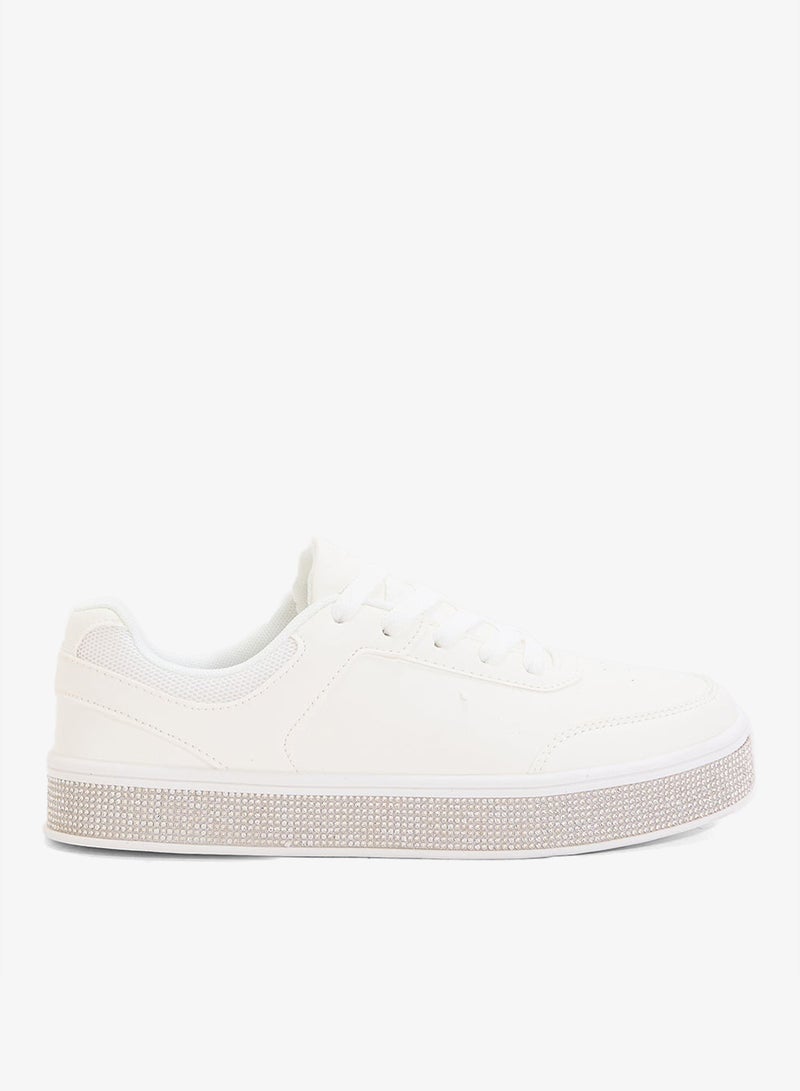 Ginger Lace Up Cupsole Sneaker - Image 1