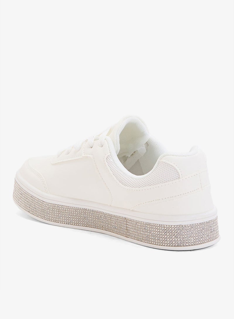 Ginger Lace Up Cupsole Sneaker - Image 2