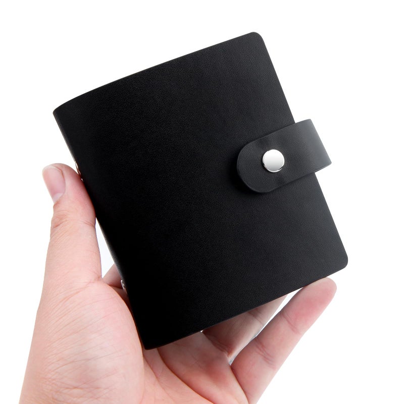 Ruibytree 52 Pockets Small Photo Album 2x3 for Fujifilm Instax Mini Series Instant Film Polaroid Snap Z2300 SocialMatic Instant Cameras Zip Printer Black 1Pack