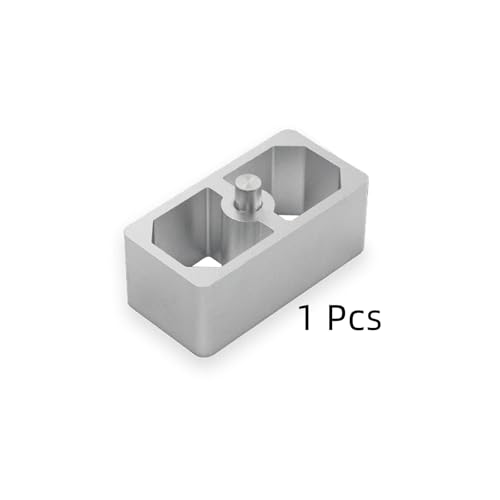 QGHAUC 2 Inch Lowering Block for 2.5" Leaf Spring - Single Unit Only, Extruded Aluminum Suspension Kit with 9/16" Center Pin (1 Pack, U-Bolts Not Included) - Image 2