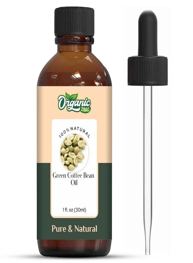 ORGANIC ZING زيت حبوب البن الأخضر العضوي من زنج (قهوة أرابيكا) | زيت ناقل نقي وطبيعي للعناية بالبشرة والشعر والتدليك - 30 مل/1 أونصة سائلة - Image 1