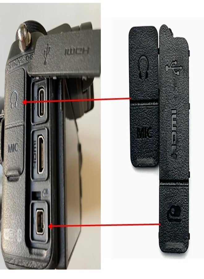 SUPERNIC Rubber Pad Compatible with Z5 Z6 Z7 Z6 II Z7 II Camera USB/MIC/HDMI Rubber Port Cover Parts - Image 3
