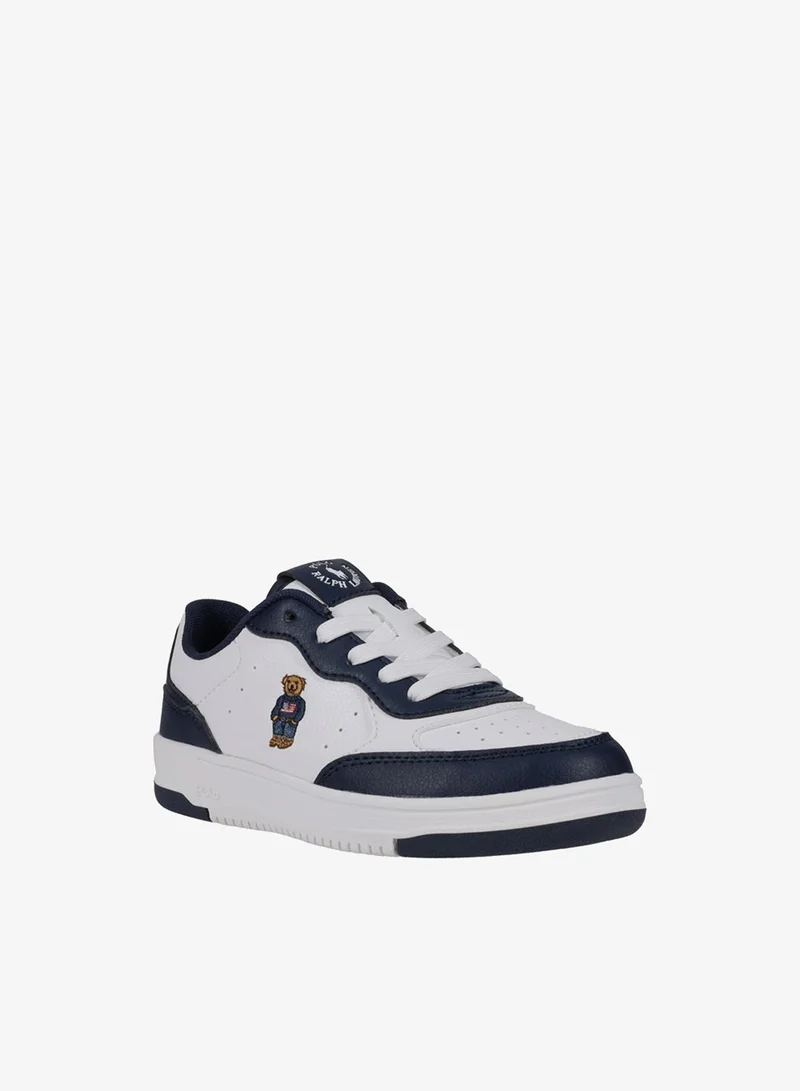 بولو رالف لورين Masters Court II Faux-Leather Trainer