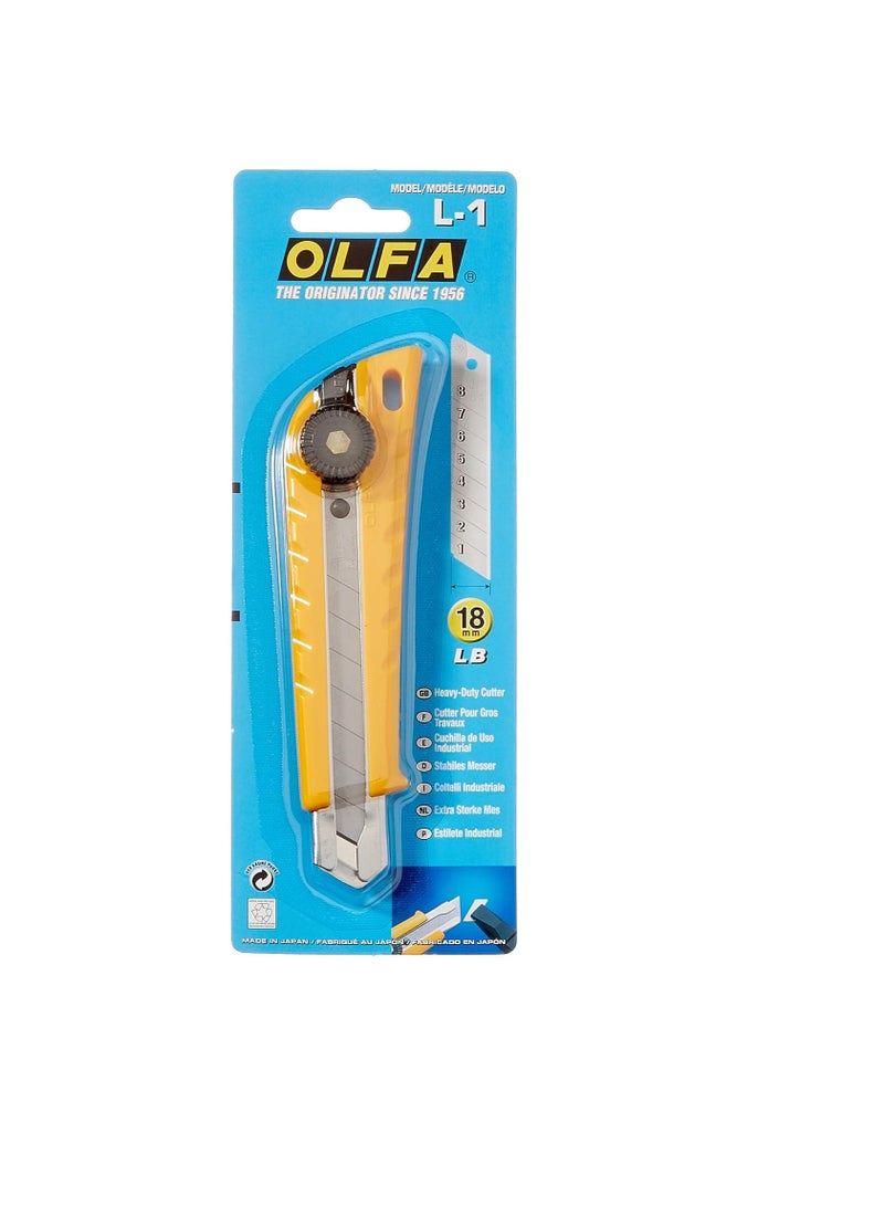 اولفا قاطعة سكين شديدة التحمل لجميع الأغراض مع شفرة كبس - Image 1