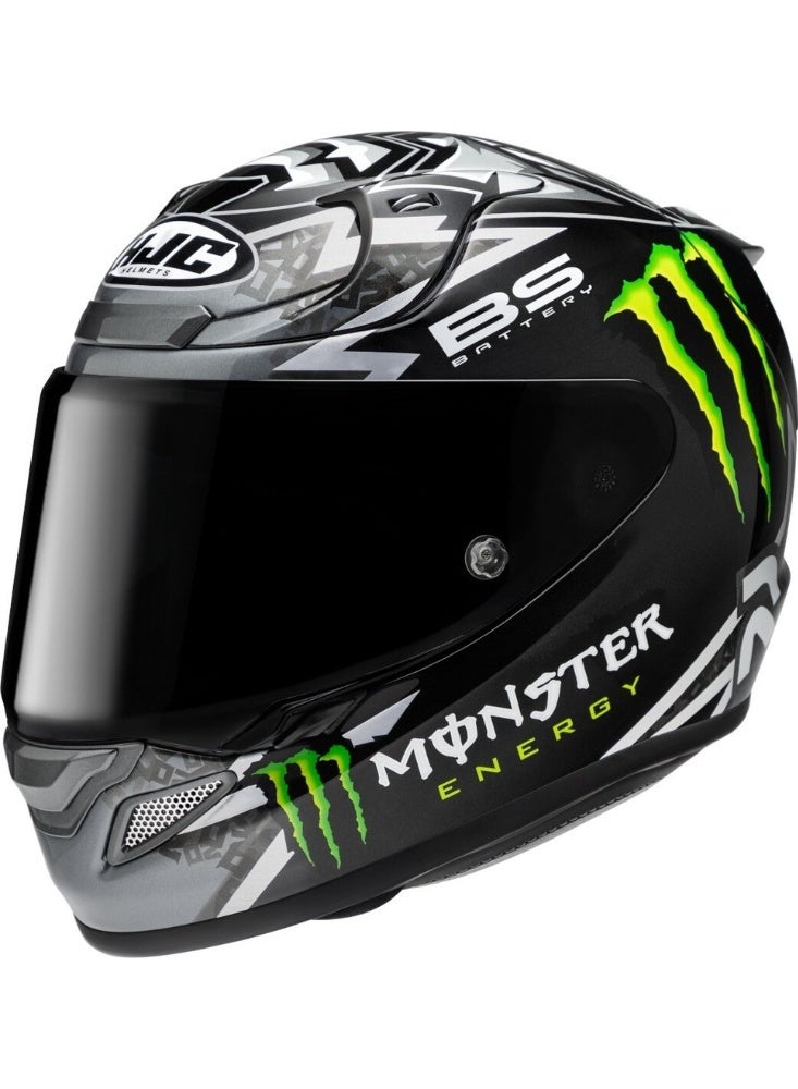 HJC Helmet HJC RPHA 12 Quartararo Replica Black Helmet - Image 3