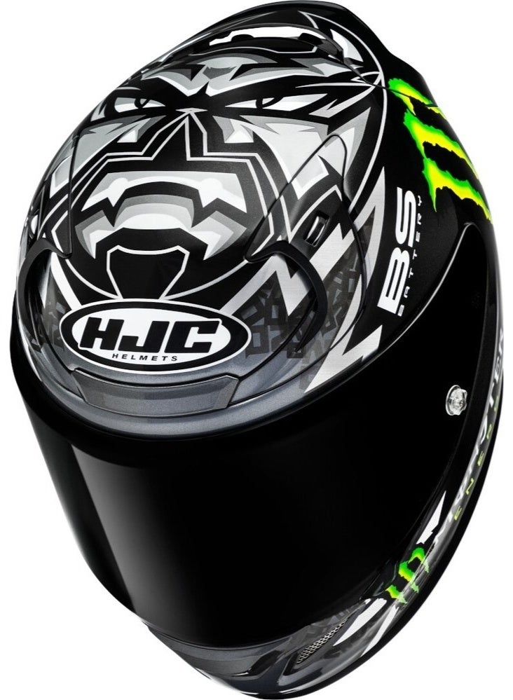 HJC Helmet HJC RPHA 12 Quartararo Replica Black Helmet - Image 1