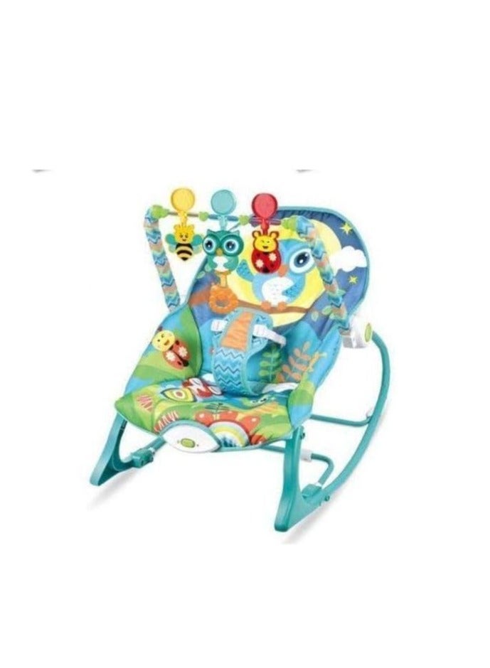 Tiibaby Rocking Chair For Newborns And Toddlers | Green Color  - Image 1