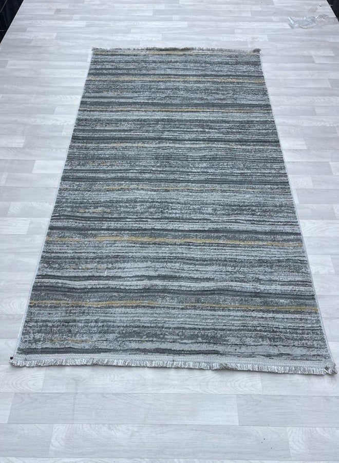 Turkish Bohemian Lotus Carpet 1184B Gray Green Size 150*220 