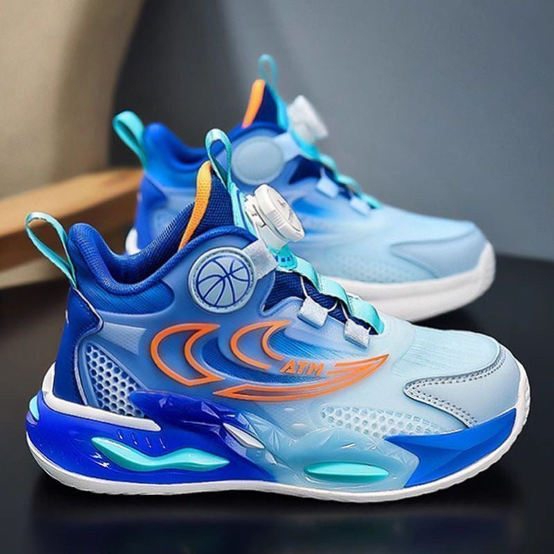 Boys' Shoes 2025 Breathable Mesh Basketball Shoes Ultra-Light Non-Slip Soft Sole Medium And Large Kidsren'S Shoes Kidsren'S Sports - Image 4