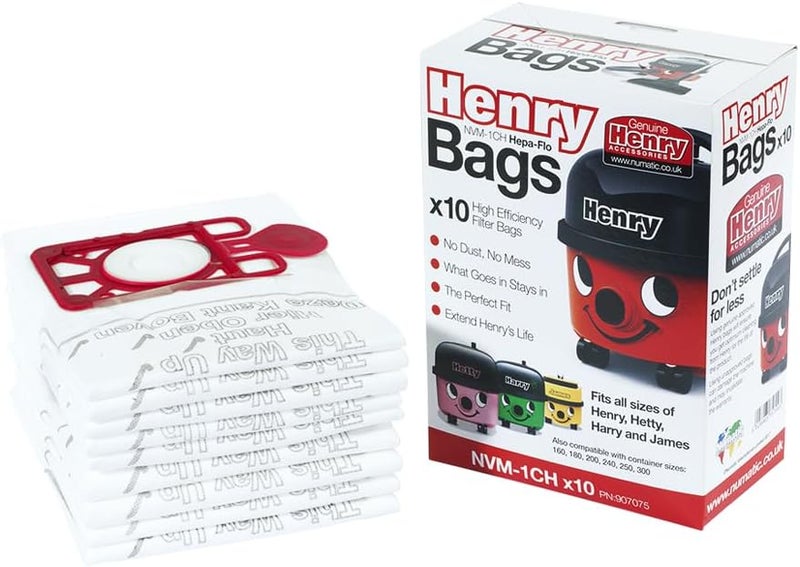 Numatic Numatic Henry Cleaner Bags - 1 Box (Pack of 10) - Image 4